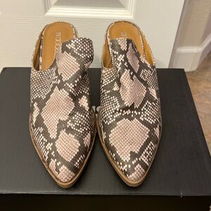 Snake skin (faux) Mules by Dolcetta size 9.5